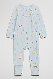 Jersey Print Jumpsuit
