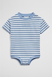 Short Sleeve Rib Oversized Bodysuit