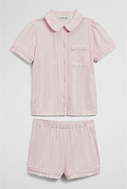 Short Sleeve Button Through Sleep Set