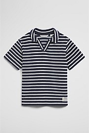 Short Sleeve Relaxed Terry Polo