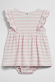 Sleeveless Rib Romper Dress