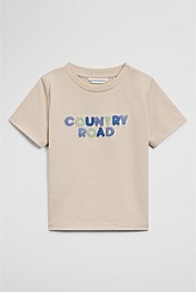 Australian Cotton Short Sleeve Boucle Tee