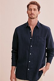 Regular Fit Organically Grown Linen Shirt