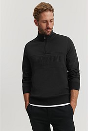 Verified Australian Cotton Half Zip Heritage Sweat