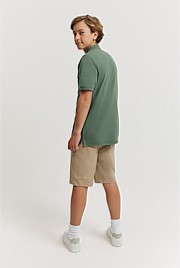 Teen Recycled Cotton Blend Polo Shirt