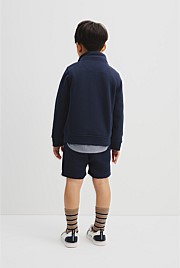 Verified Australian Cotton Heritage Half Zip Sweat