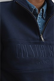 Teen Verified Australian Cotton Heritage Half Zip Sweat