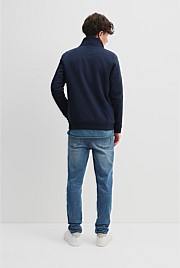 Teen Verified Australian Cotton Heritage Half Zip Sweat