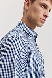 Regular Fit Gingham Travel Shirt