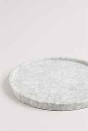 Loft Marble Large Round Tray