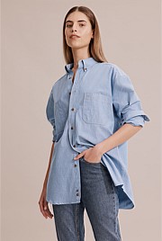 80s Reissue Unisex Australian Made Chambray Shirt