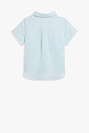 Organically Grown Short Sleeve Linen Shirt