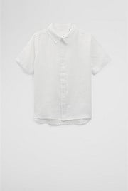 Organically Grown Linen Short Sleeve Shirt