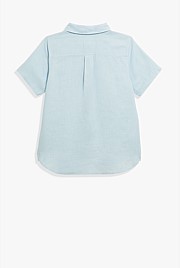 Organically Grown Linen Short Sleeve Shirt