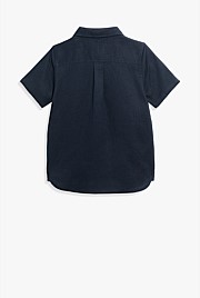 Organically Grown Linen Short Sleeve Shirt