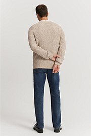 Merino Nep Crew Knit