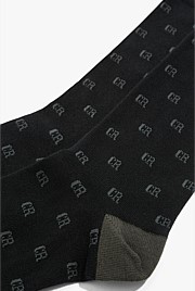 Australian Cotton Monogram Sock