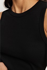 High Neck Rib Tank