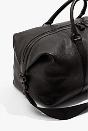 Leather Weekender