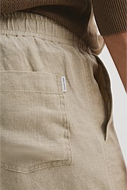 Organically Grown Linen Drawcord Short