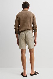 Organically Grown Linen Drawcord Short