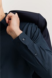 Slim Fit Textured Travel Shirt