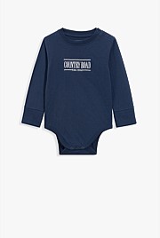 Organically Grown Cotton Heritage Long Sleeve Bodysuit