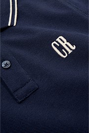 Organically Grown Cotton Logo Polo Shirt