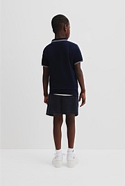 Organically Grown Cotton Logo Polo Shirt