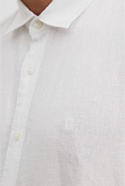 Regular Fit Organically Grown Linen Short Sleeve Shirt