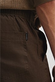 Organically Grown Linen Drawcord Short