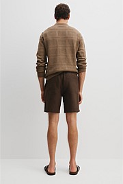 Organically Grown Linen Drawcord Short