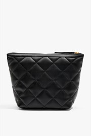 Quilted Tri Cosmetic Case