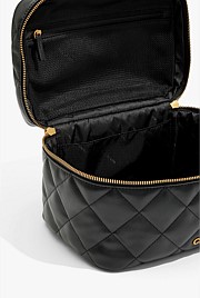 Quilted Large Cosmetic Case