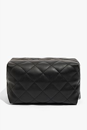 Quilted Zip Top Cosmetic Case