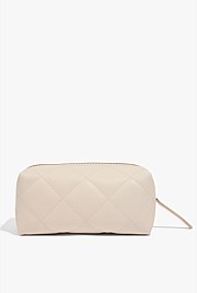 Quilted Mini Zip Top Cosmetic Case