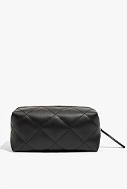 Quilted Mini Zip Top Cosmetic Case