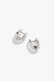 Oval Huggie Earring