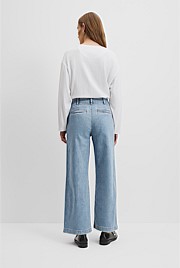 High Rise Wide Leg Jean