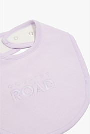 Organically Grown Cotton Logo Embroidered Bib