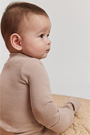 Organically Grown Cotton Waffle Jumpsuit