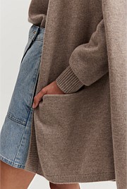 Organically Grown Cotton Blend Pocket Cape