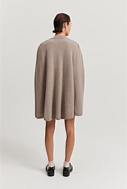 Organically Grown Cotton Blend Pocket Cape