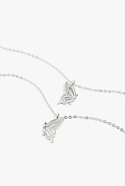 Butterfly BFF Necklace Pack of 2