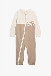 Organically Grown Cotton Logo Knit Jumpsuit