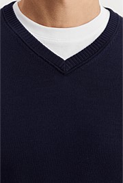 Verified Australian Merino V-Neck Knit