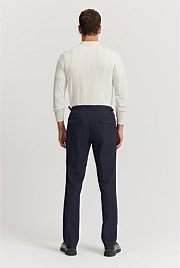 Wool Blend Buckle Pant