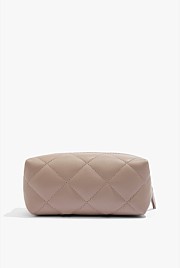 Quilted Mini Zip Top Cosmetic Case