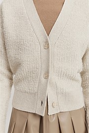 Boucle Crop Cardigan