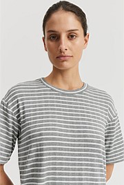 Stripe Short Sleeve Pyjama Top